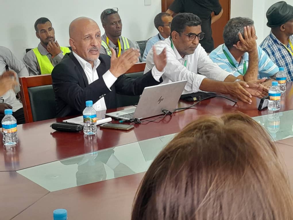 Visite d’une délégation de Garde-Côtes Américains au Port de Ndiago.